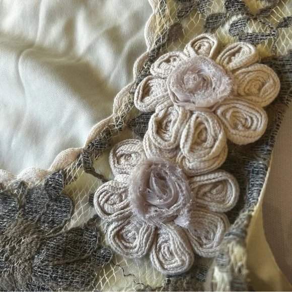 Eva Franco babydoll sexy lacey top Y2k vampire Diaries women’s size medium NEW - Picture 7 of 16